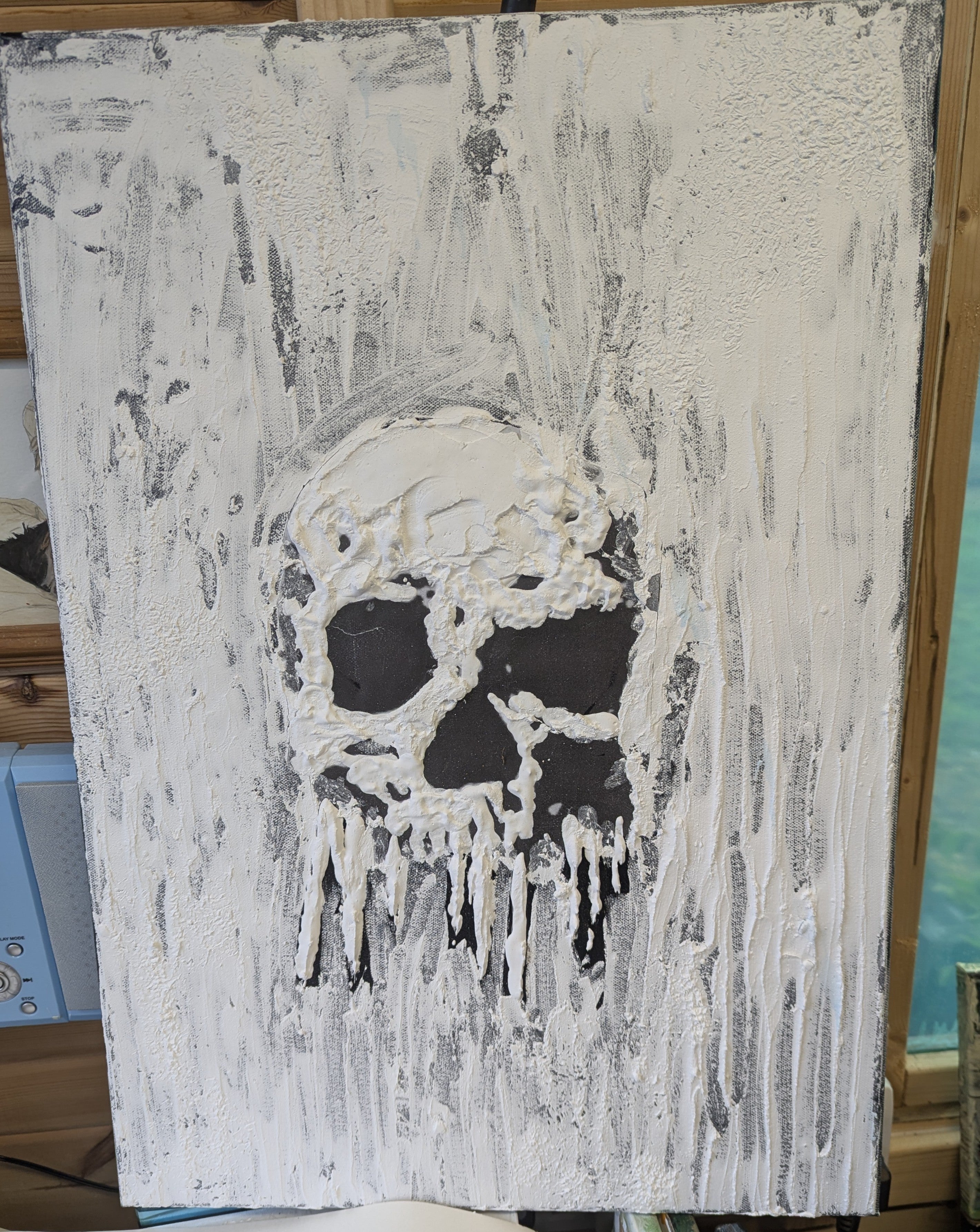 Silent Scream - Canvas Abstract Art